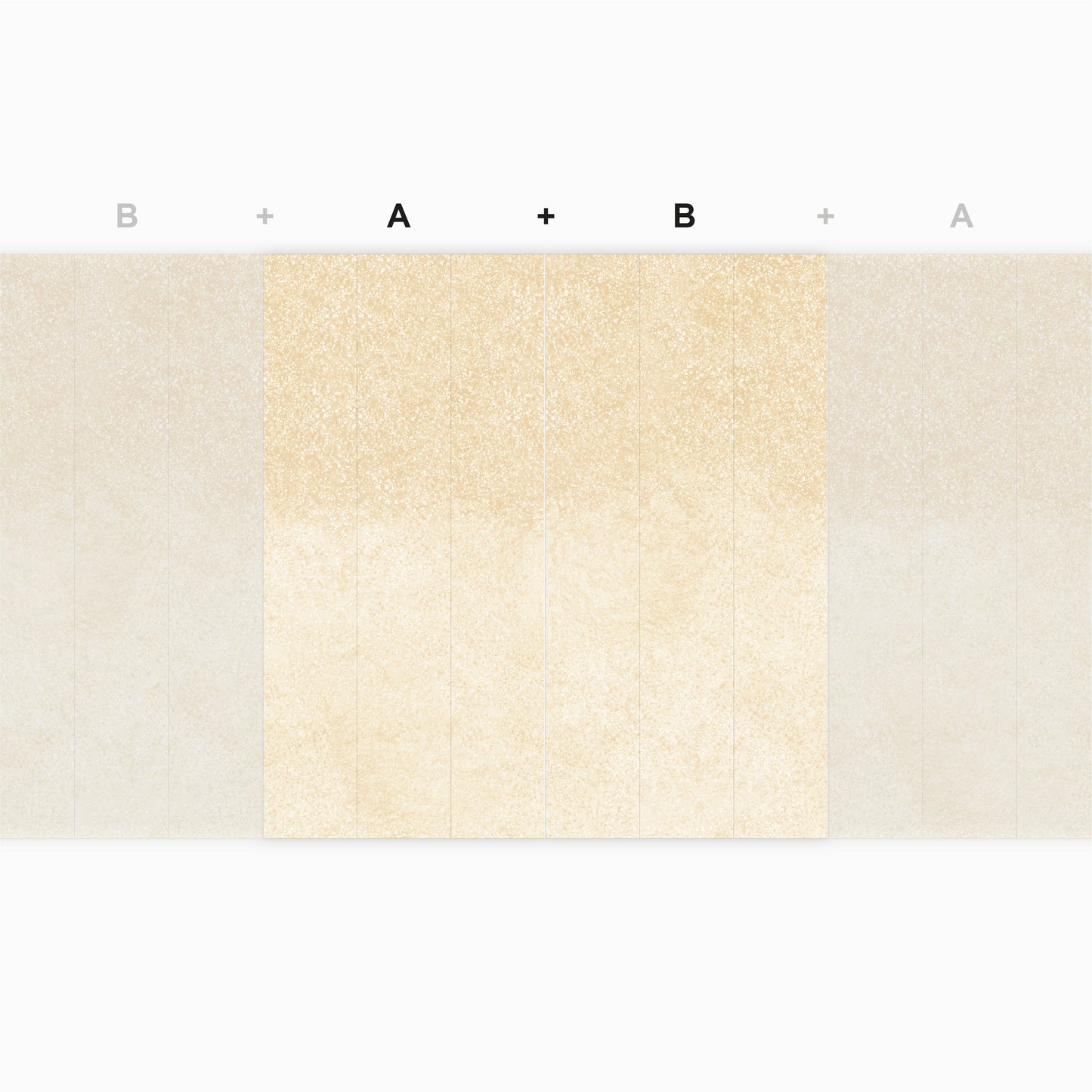 Neige Jaune et dorure artisanale