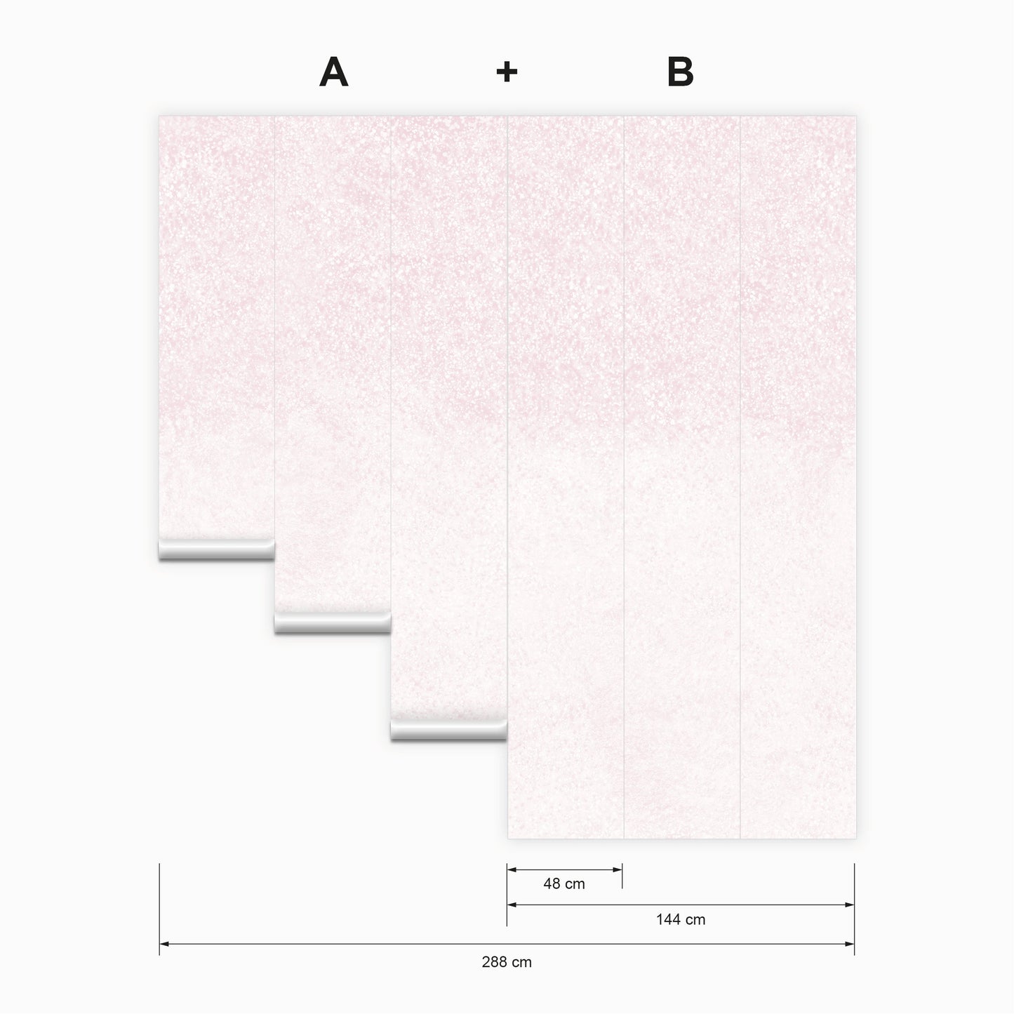 Neige Rose et dorure artisanale