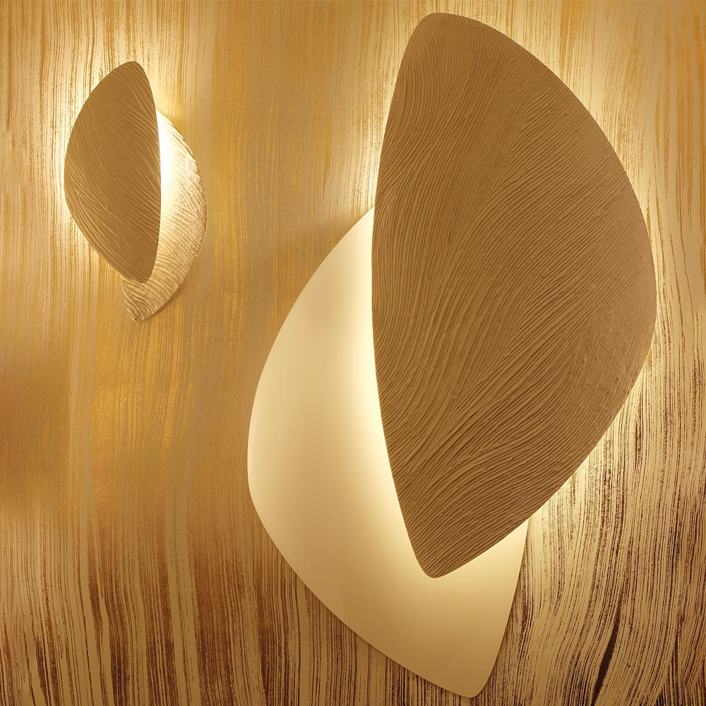 Grande Applique Double Galet Décor Alluvion