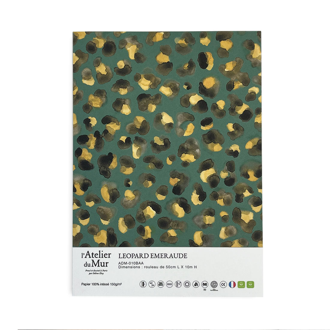 Papier Peint Léopard Emeraude