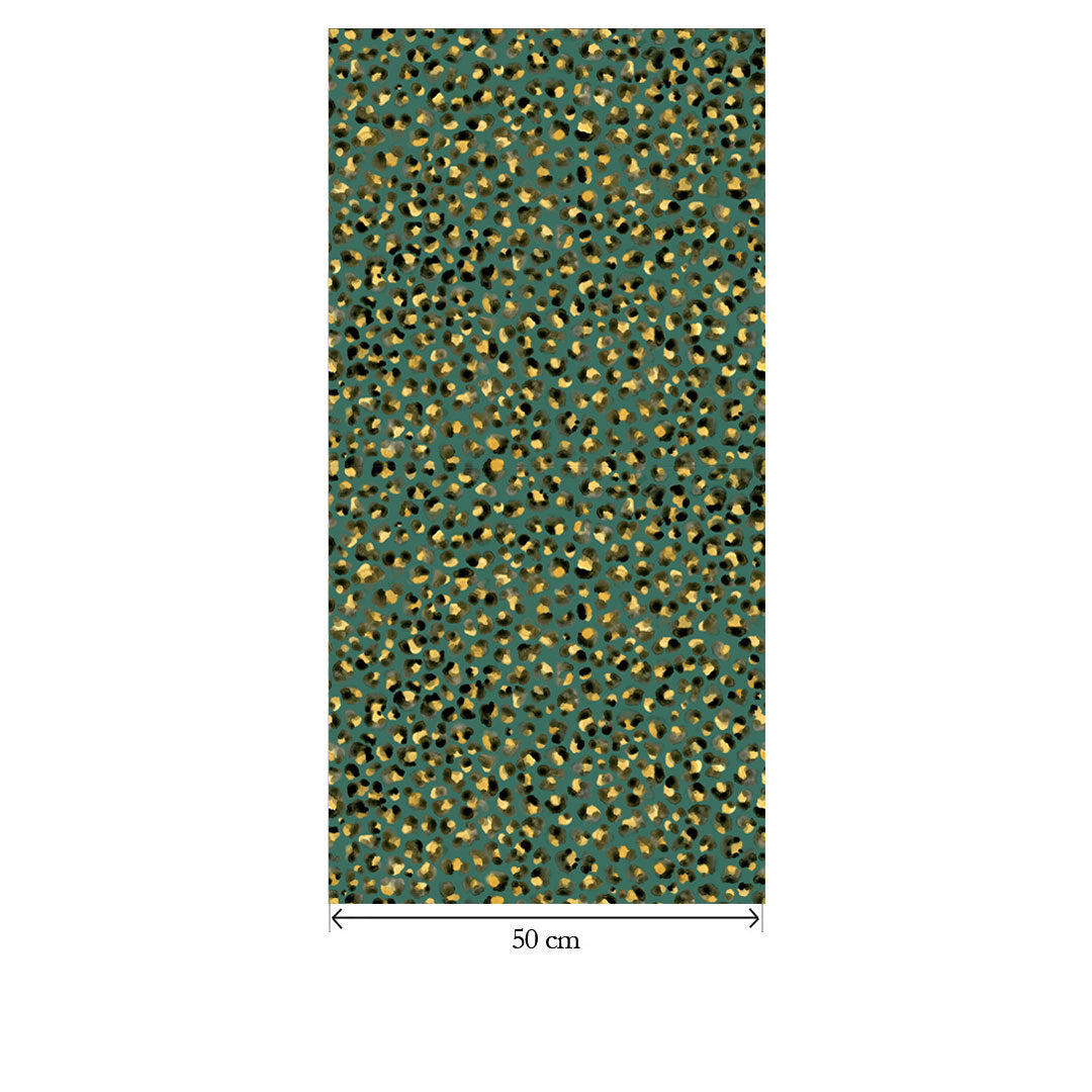 Papier Peint Léopard Emeraude